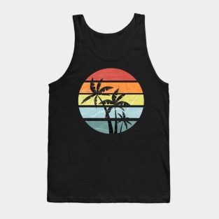 Retro Palm Tree Vintage Surf Tropical Gift Design Tank Top